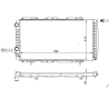 RAD. FIAT DUCATO - BOXER 1.9 2.5 2.8 (PANEL 79 CMS) S-AIRE